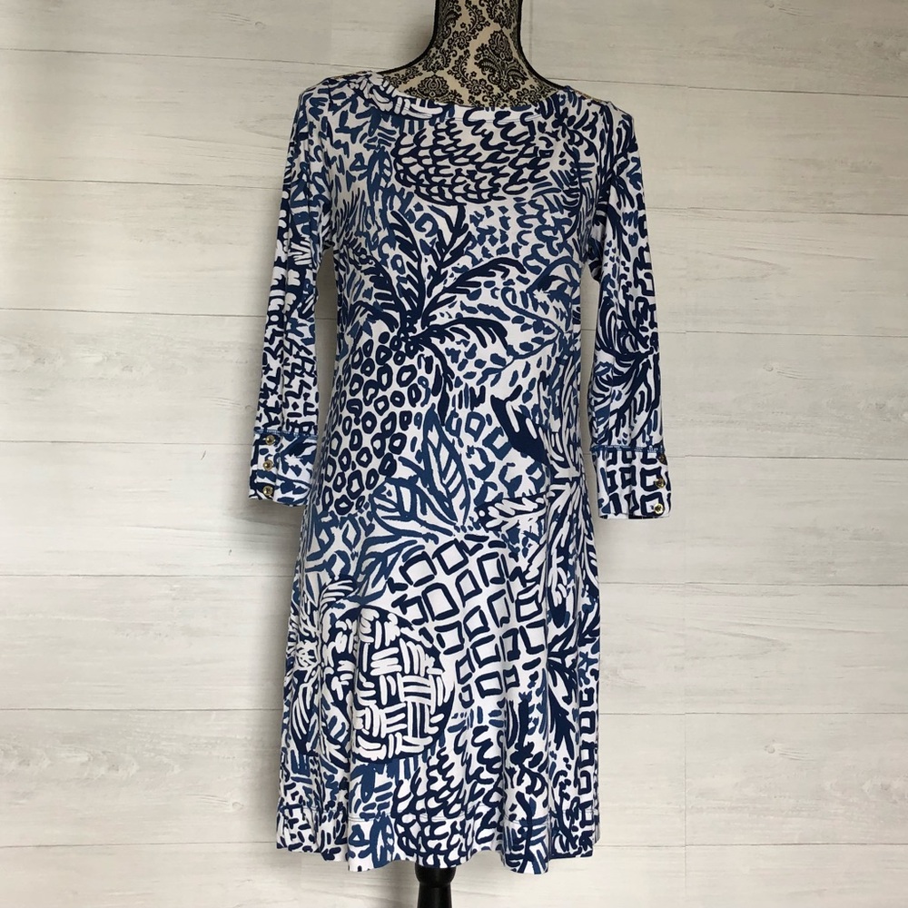Lilly Pulitzer Dress Stretch cotton knit medium